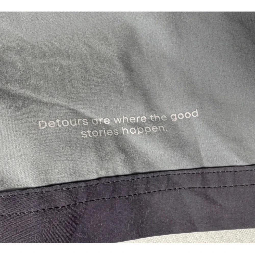 Bamboo Ave Boundless Shorts Men's M Gray Hybrid Performance Stretch